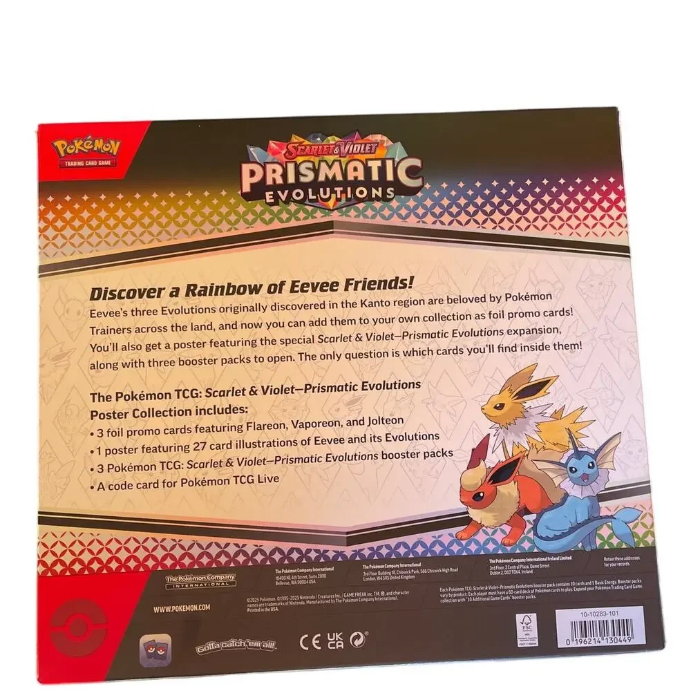 New Unopened Pokémon Prismatic Evolution Poster Set - Picture 2 of 2